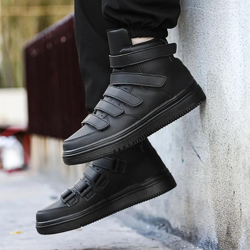 

Модная красная мужская зимняя обувь с высоким берцем, дизайнерская повседневная обувь, мужские ботинки, удобная замшевая мужская обувь, zapatos de hombre 39