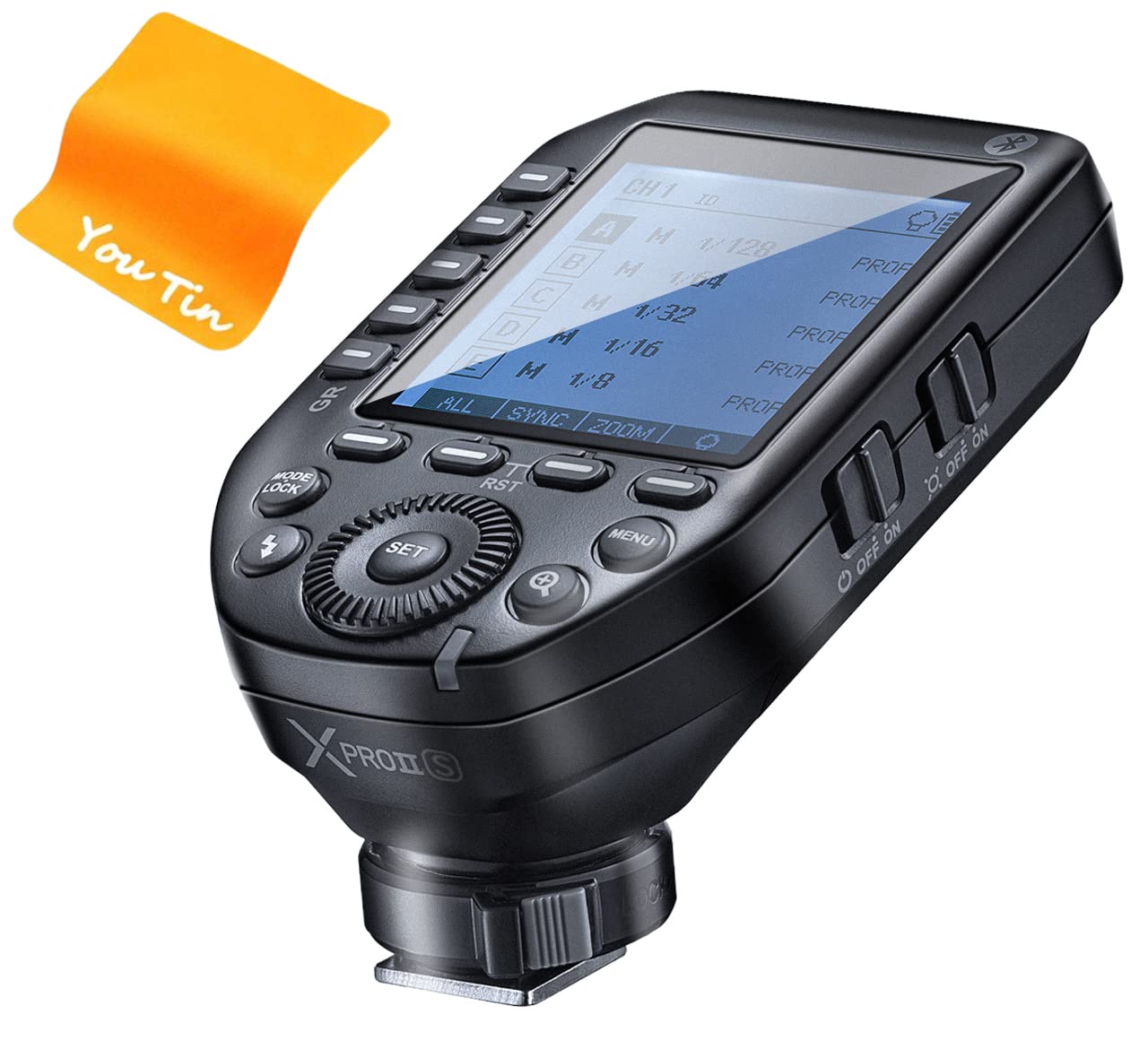 

GODOX camera flash trigger GHz wireless remote control for applicable for APP operation XProII-S [upgraded version], 2.4 SONY,