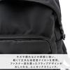 VITAFELICE Damen Nylon Rucksack mit Klappe, binb-z0302y (Schwarz)