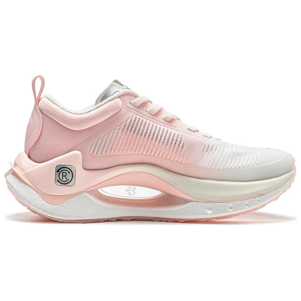 New LiNing Shadow CRC Anti Slip Wear Resistant Low Top Casual Shoes Women's White Pink AZGT018-13