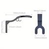 Motorcycle Helmet Hook Rack – Multipurpose Wall Mounted Hook for Helmet, Luggage, Jacket, Kitchen Cabinet & Shelf Storage