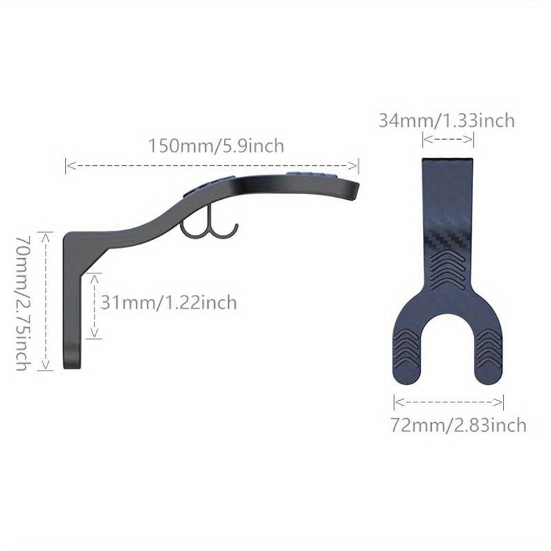 Motorcycle Helmet Hook Rack – Multipurpose Wall Mounted Hook for Helmet, Luggage, Jacket, Kitchen Cabinet & Shelf Storage