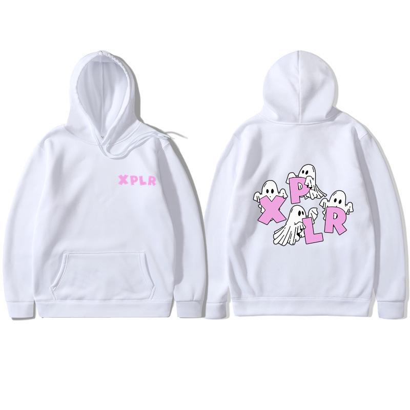 Sam and Colby XPLR Retro Ghost Hoodie - Unisex