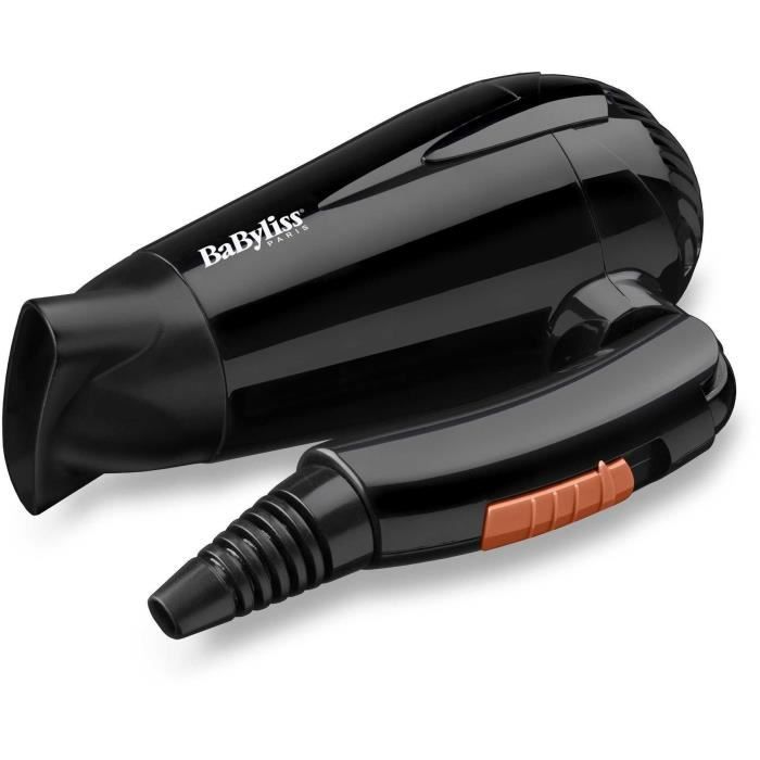 Hairdryer - BaByliss - 5344E Travel Dry 2000 - Compact Lightweight with Foldable Handle