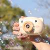 Cartoon Camera Baby Bubble Machine Outdoor Automatic Bubble Maker Bath Toys For Children