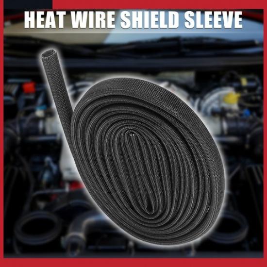 Universelles Fiberglas-Hitzedraht-Schutzschlauch-Hitzeschutz 10 Fuß 8 mm Packung mit 1