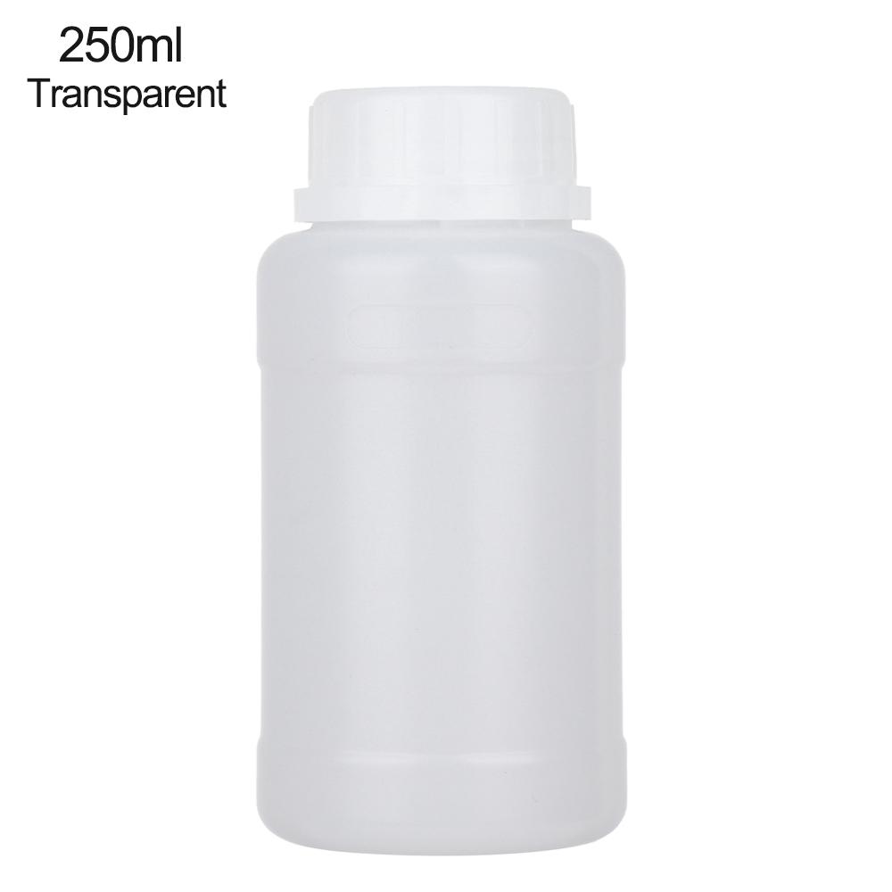 1 Stück 5/10/15/30/60/100/250ml Plastik PET Klar Leere Versiegelungsflasche Flüssigkeitsbehälter Reagenz Verpackung Aufbewahrungsglas Industriezubehör