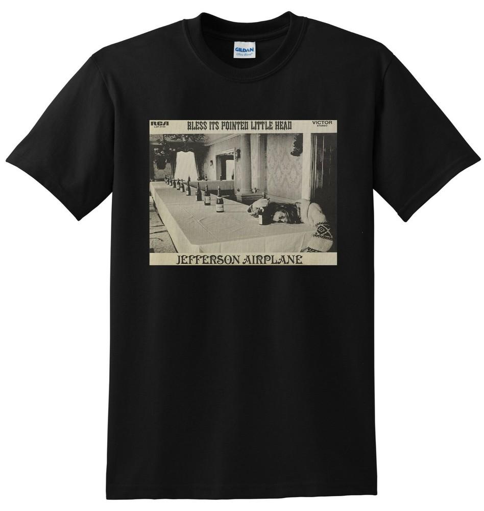 

JEFFERSON AIRPLANE T SHIRT bless its pointed little head S-5XL Unisex T-Shirt XL
