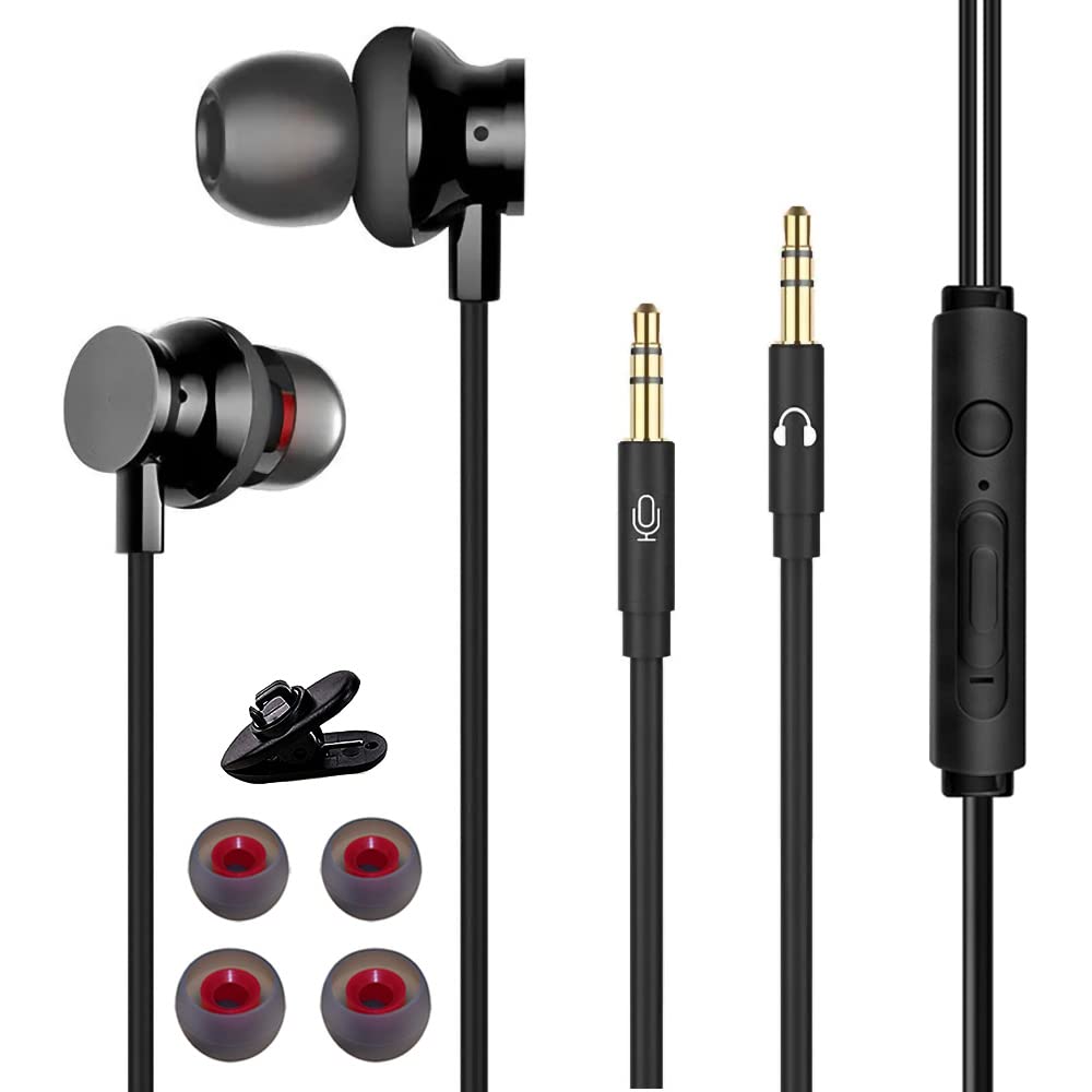 YAOFANG Kabelgebundene Gaming-Ohrhörer mit 3 m langem Kabel, separatem Lautsprecher und Mikrofon, kompatibel mit PC-Gaming- und Aufnahme-Ohrhörern, Ohrhörern,