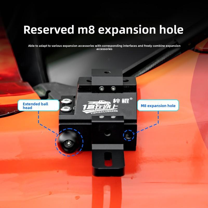 For Tank 300 A Pillar Bracket Car Modified Hood No Perforation Aluminum Alloy LED Double Layer Light Stand Car Accessories
