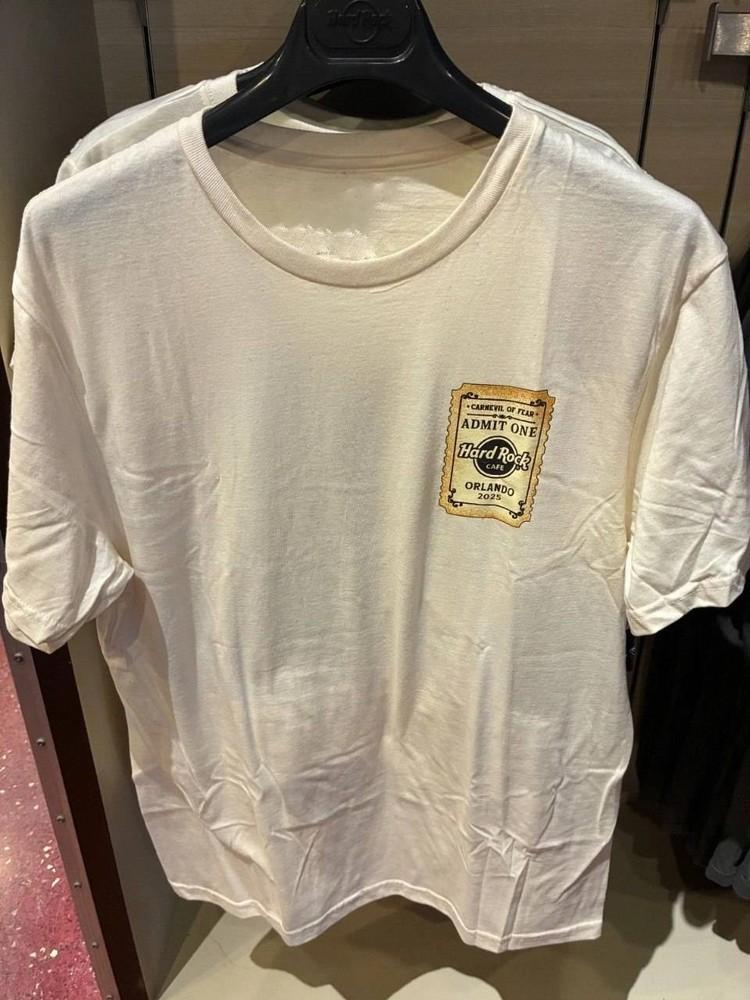 Футболка Hard Rock Repint Tee Орландо Винтажный Стиль Музыкальная Графика Унисекс XXXL