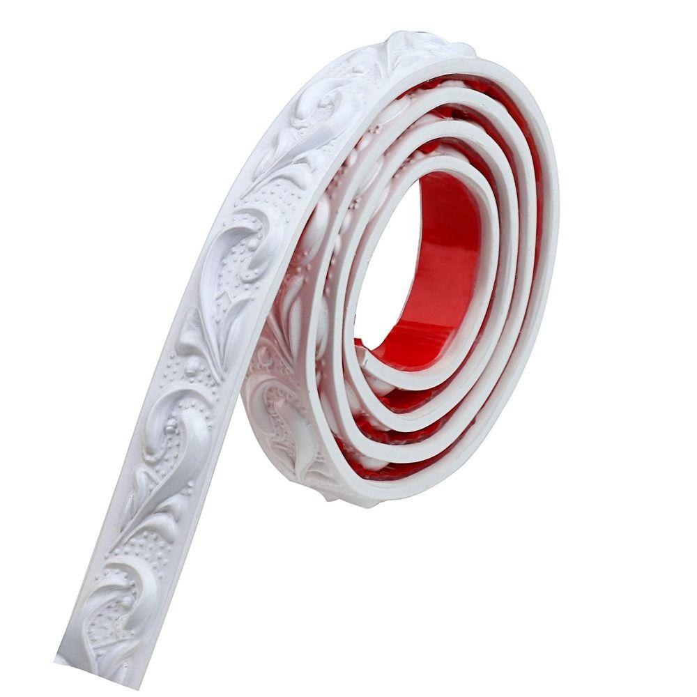 Self-Adhesive Peel and Stick Crown Molding Flexible Ceiling Molding TV Background Wall