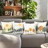 Modern Watercolor Tree Cushions Pillowcase Printed Polyester 45X45Cm Throw Pillow Cover Decorative Sofa Cushion Pillowslip