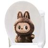 Static Toilet Sticker Cartoon Cute Creative Toilet Toilet Toilet Lid Sticker