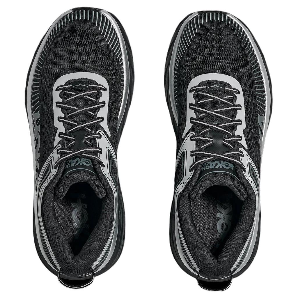 HOKA One One Bondi 7 Running Shoes Men's Black Silver 1110518-BKSTR