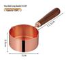 304 Stainless Steel Sauce Cup with Wooden Handle, Custom Logo, Multiple Specifications - Ideal for Steakhouses & Restaurants.