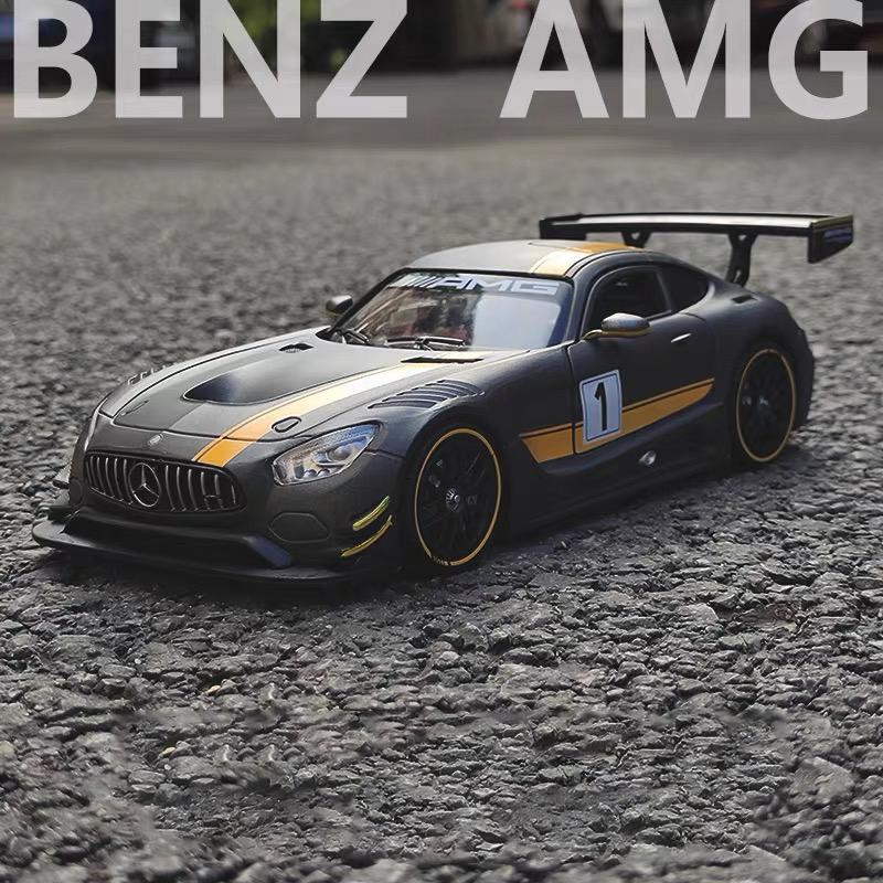 1/24 Benzs GT Alloy Sports Car Model Diecast Metal Scale Model Vehicle Static Model Simulated Collectibles Kid Birthday Toy Gift
