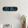 Creative Wall Clock Multi-function Clock, Living Room Clock Large Screen LED Digital Alarm Clock