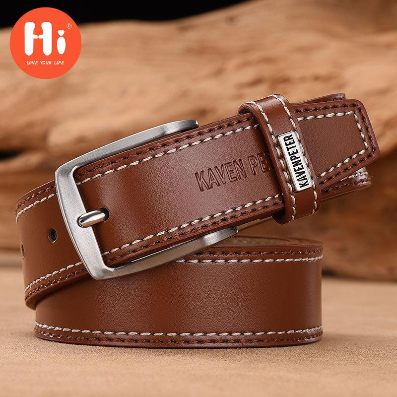 

Привет мужской кожаный ремень Роскошные дизайнерские ремни Мужчины Высокое качество Мужской ремень с металлической пряжкой