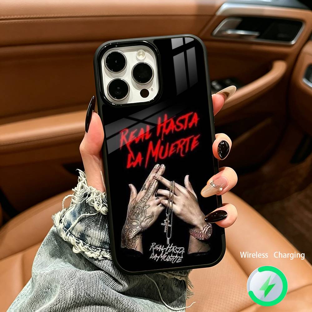 Rapper A- Anuel AA Rea Wireless charging phone case compatible with iPhone 17/16/15/14/13/12/11
