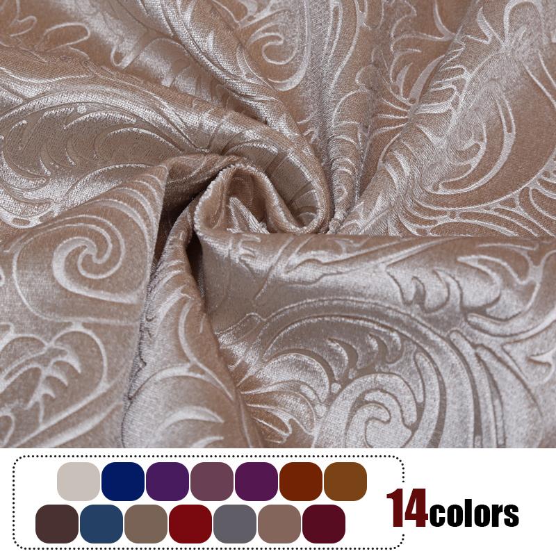 100*150cm Złoty Aksamit 3D Tłoczony Welur Gruba Tkanina Flanelowa Materiał na Tapicerkę Sofa Torba Poduszka Obrus