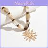 Resin Sunflower Necklace For Women With Irregular Chain And Zinc Alloy Pendant