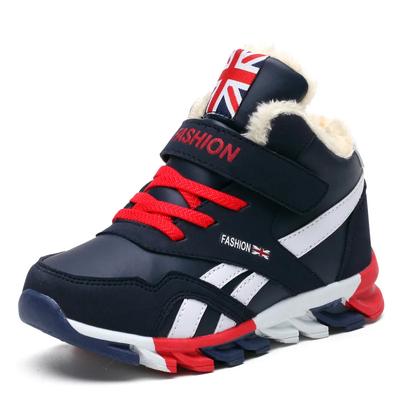 Kinder Schneestiefel High Top Winter Mädchen Plüsch Warm Sportschuhe Jungen Leichte Sneaker Frühling Herbst Kinder Rutschfeste Trainer