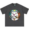 Funny Cat Meme Tshirt Unisex Unisex Fashion Vintage Tshirt Shortsleeved Loose Hiphop Cotton Casual Tshirts Streetwear