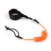 1.2m  4ft Surfboard Leash Coiled Sup Leash Leg Rope Elastic Safety Outdoor SUP Strap