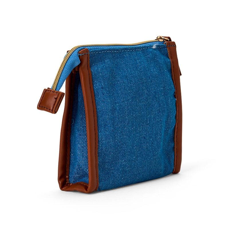 Sanrio I.CINNAMOROLL Sagara Embroidery Square Pouch ( Light Blue ) Japan NEW