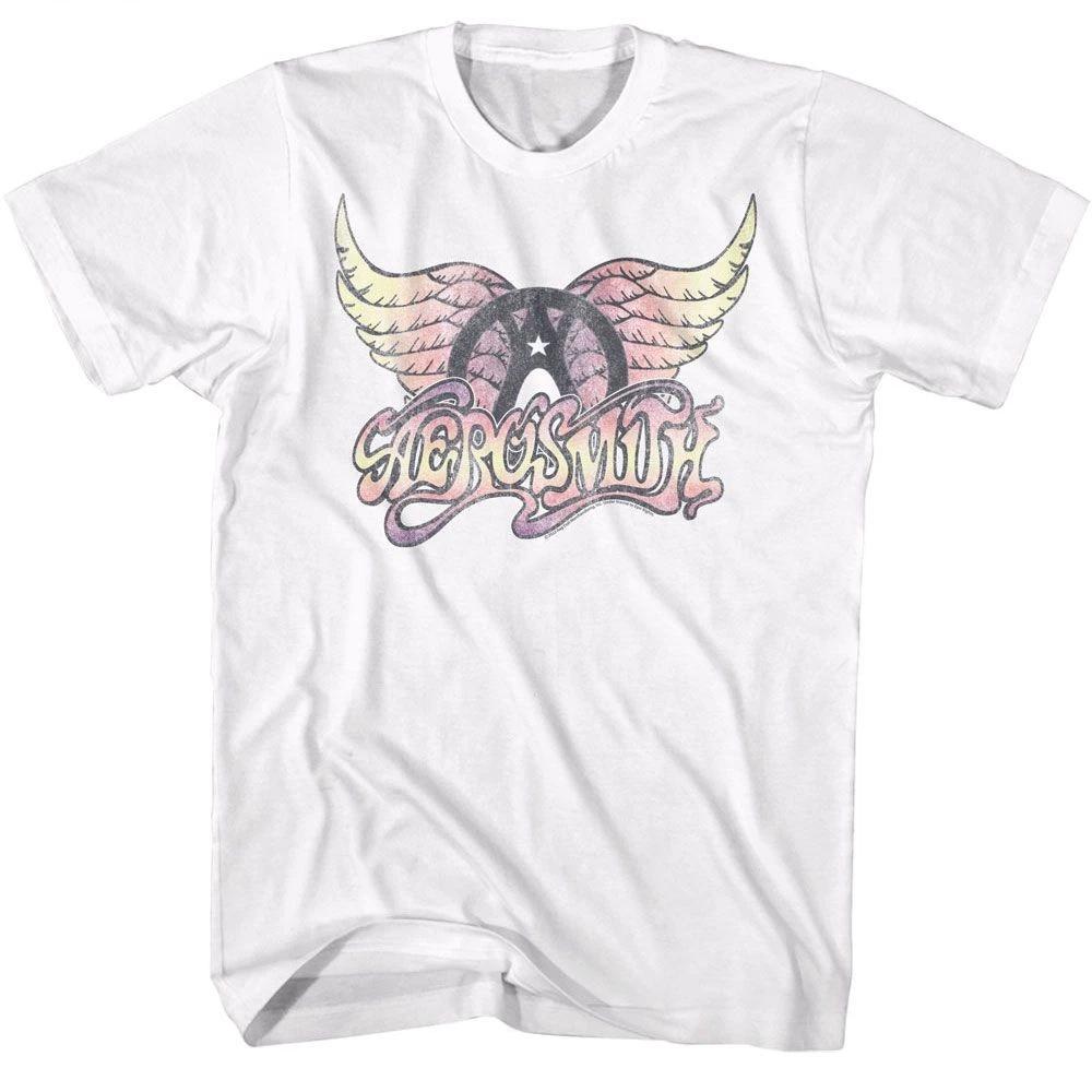 Музыкальная футболка Aerosmith Faded Pinks 110
