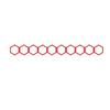 10Pcs Set 3D Honeycomb Car Sticker Vinyl Material Body Decor Sticker  for Headlamp Decoration