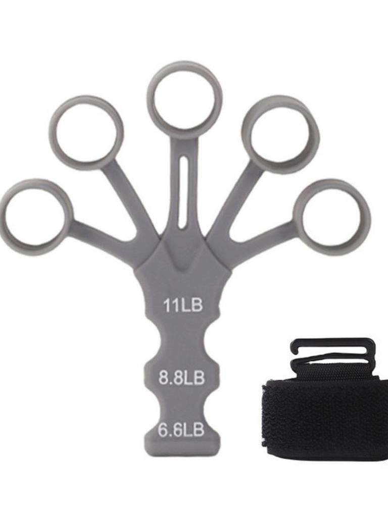 1Pcs Silicone Gripster Hand Grip Strengthener Finger Stretcher Gym Fitness Trainer Exercise Equipment For Strong Hands