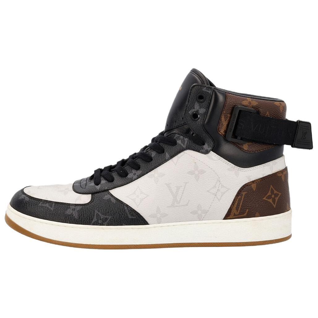 LOUIS VUITTON Rivoli Sneaker Boots `Patched