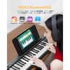 OYAYO FP88C 88-Key Folding Digital Piano, Rechargeable, MIDI and Bluetooth Compatible, Touch-Sensitive Keyboard, Piano-Size, 128 Tones/Rhythms, Compac