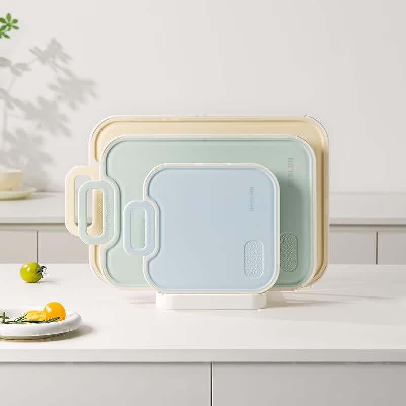 DESLON Double-Sided Antibacterial Cutting Board Set