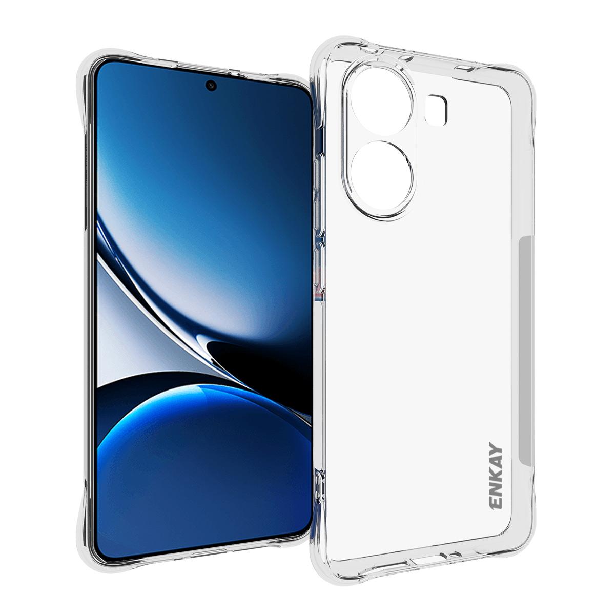 

For Xiaomi Poco X7 Pro 5G Clear Phone Case ENKAY HAT PRINCE Shockproof Anti-slip TPU Cover Transparent