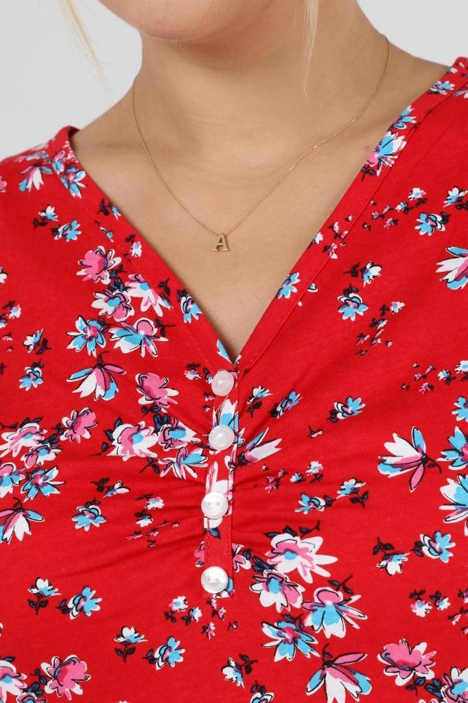 Women's Big Size Dress Combed Cotton Summer Mother Dress