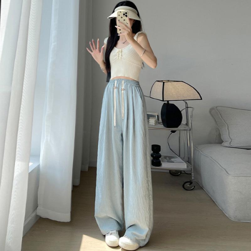 Yamamoto Wide Leg Maternity Pants - Spring/Summer Ice Silk Drape 3XL