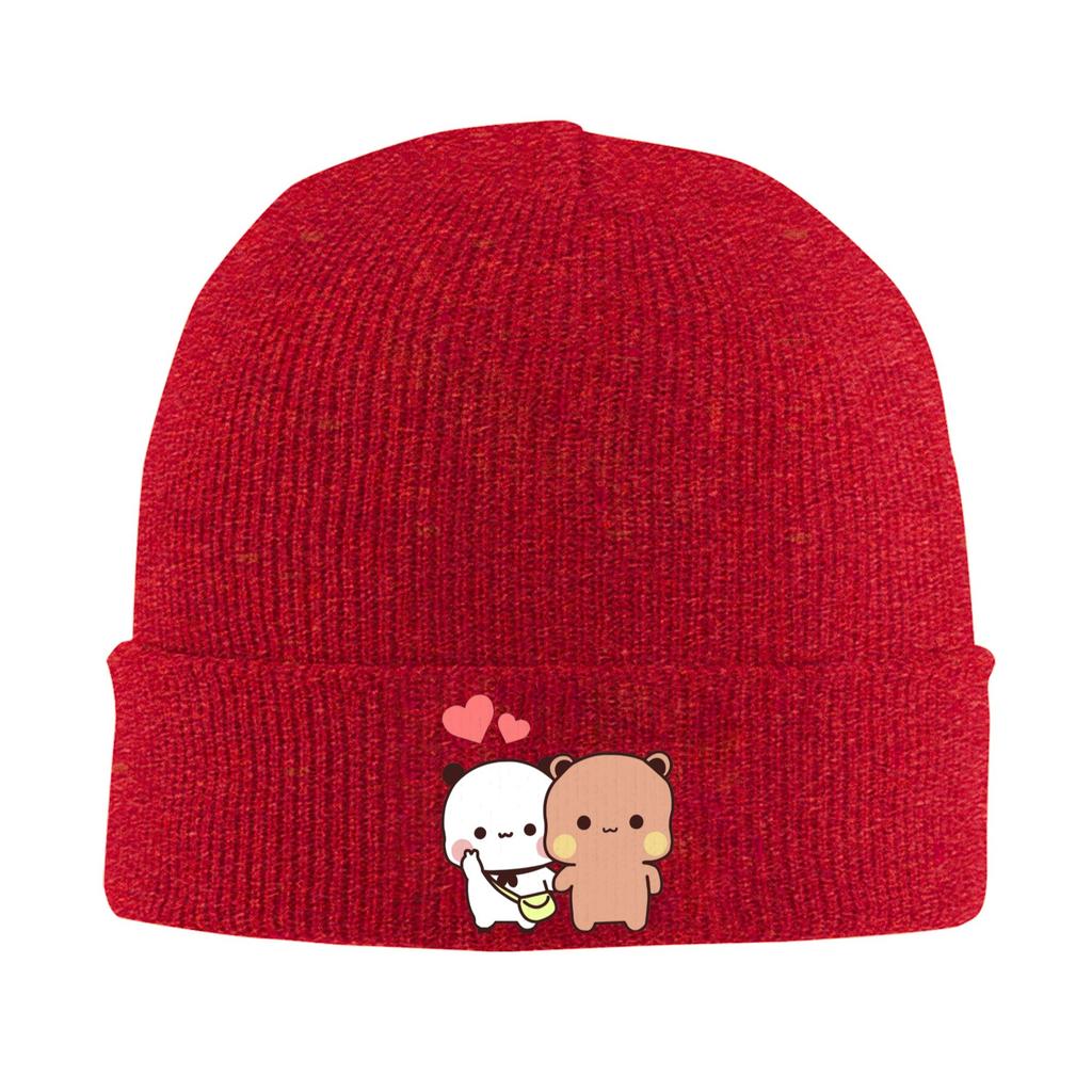 Cute Bubu Dudu Beanie Hats Kawaii Bear Bonnet Hats Unisex Women Trendy Outdoor Knitting Hat Spring Design Elastic Caps