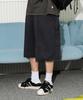 LEMAIN SECOND Bermuda Wide One-Pleat Carpenter Sweat Shorts [Pigment]