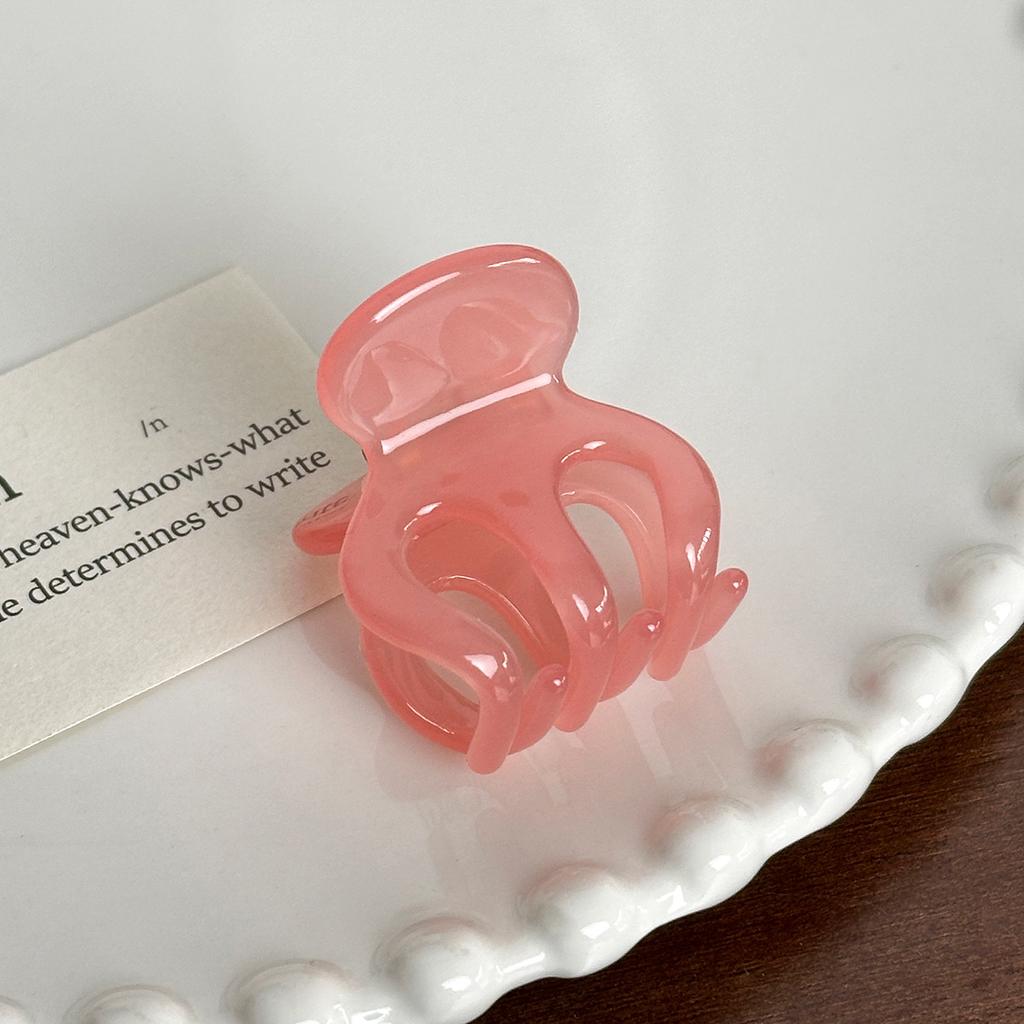 Retro Acetate Hair Claw Clips Sweet Small Hairpins Crab Clamp Barrettes for Womens Girls Trendy Ponytail Holders Party Accessory