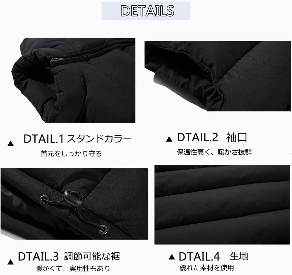 inotenka Down Padded Vest with Plus Sleeveless Cold Weather Warm for and Winter Men's Vest, Stand-Up Collar, Size, Outdoor, Jacket, Protection,