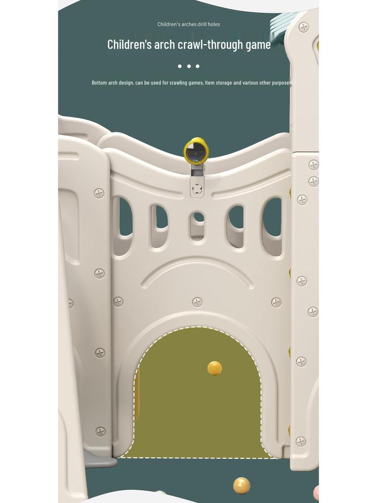 Indoor Children's Slide and Swing Set – Perfect First Birthday Gift & Multifunctional Toy