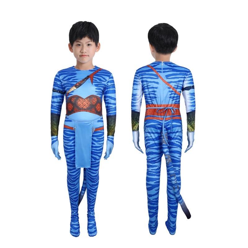 Cosplay kostým Avatar: Cesta vody dětský kostým pro vystoupení dospělé punčocháče jednodílný avatar