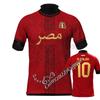Nuova Egitto N.10 Edizione Limitata Maglia da Calcio Abbigliamento Sportivo Manica Corta Traspirante Asciugatura Rapida T-shirt Fitness Estiva da Uomo