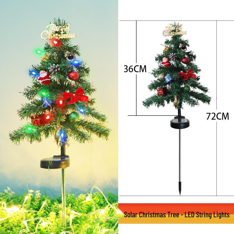 Outdoor LED Snowflake Solar Christmas Lawn Lights