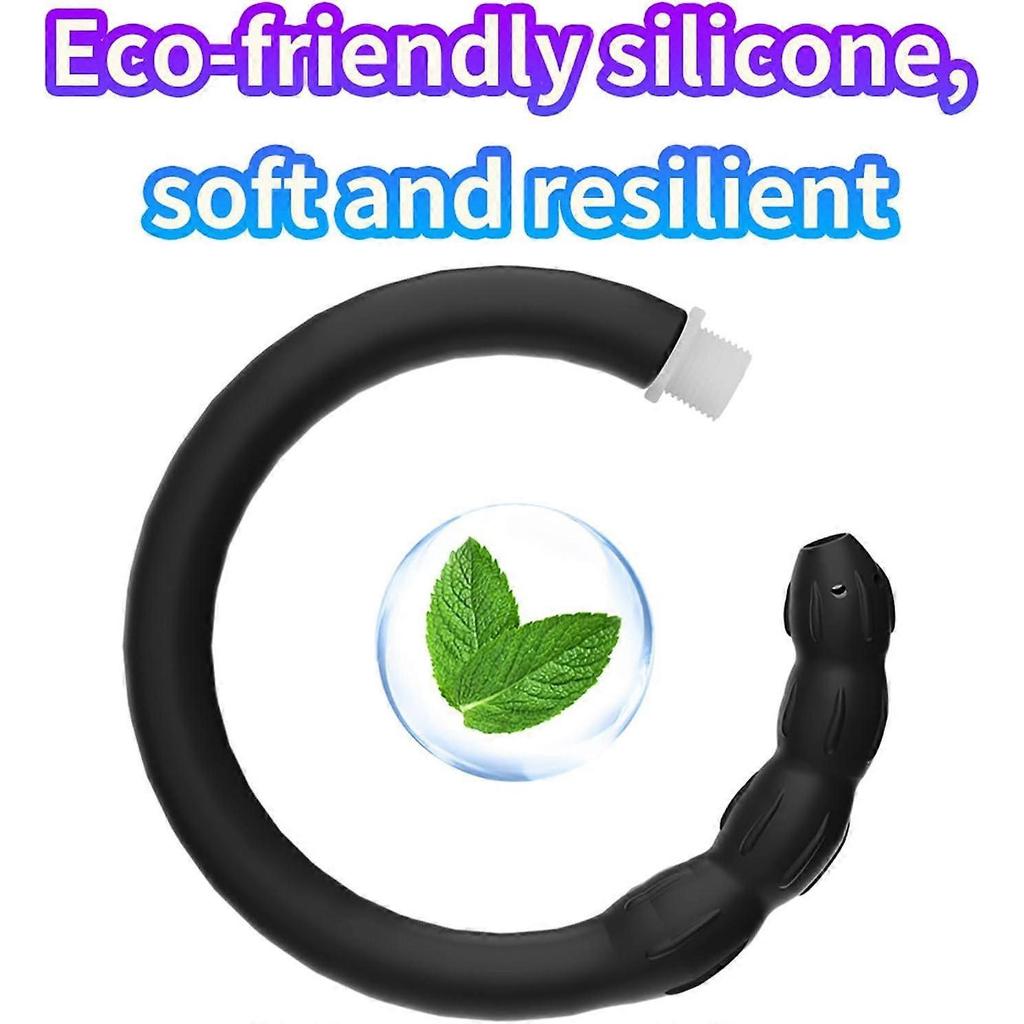 51 cm Silicone Enema Bulb for Women and Men, Intimate Shower for Intercourse and Intestinal Cleansing, Vaginal Douche