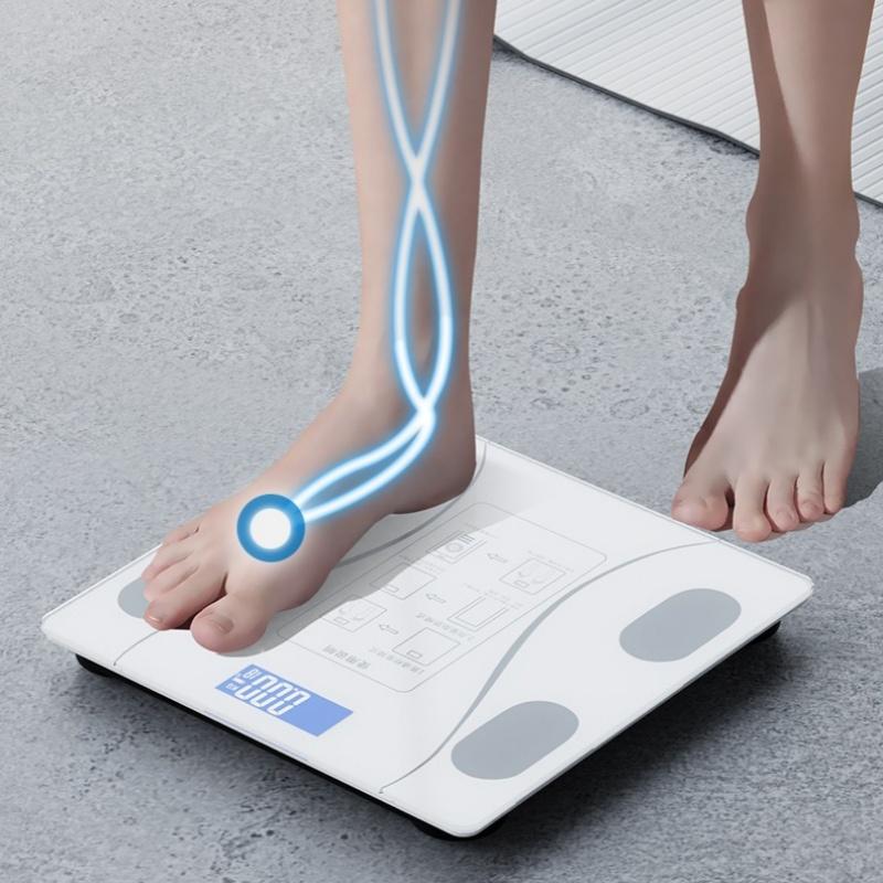 Smart Bluetooth Body Fat Scale with Bluetooth Connectivity LED Display Weight Loss Precision Electronic Scale with Mobile App