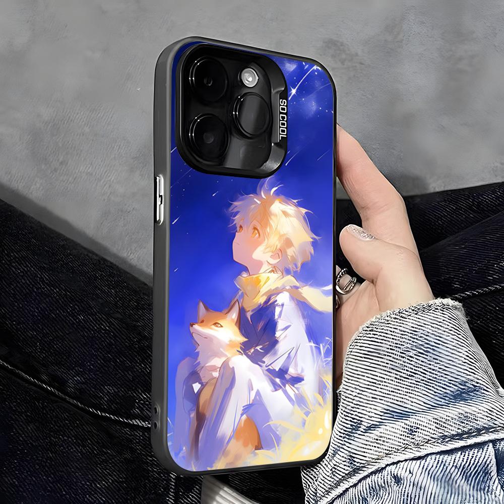 The Little P-Prince Phone Case For IPhone 17 Pro Max 16 Pro Max 15 14 13 11 12 Mini Xs X Xr 7 8 Plus Se Color Silver Cover